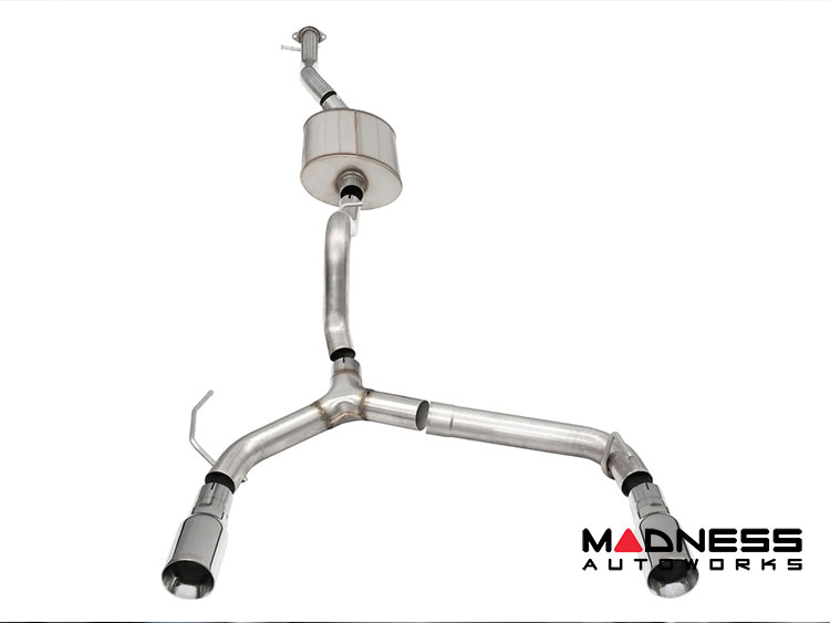 Ford Bronco Performance Exhaust System - 2.7L - Cat Back - Dual Exit - Corsa Performance - 4" - Polished Tips - 2 Door